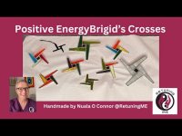 Why I Like To Create Positive Energy Stained Glass Brigid’s Crosses