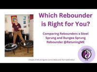 Comparing Differences in Rebounders for Women Journeying To, Through and Beyond The Menopause Comparing Differences in Rebounders for Women Journeying To, Through and Beyond The Menopause